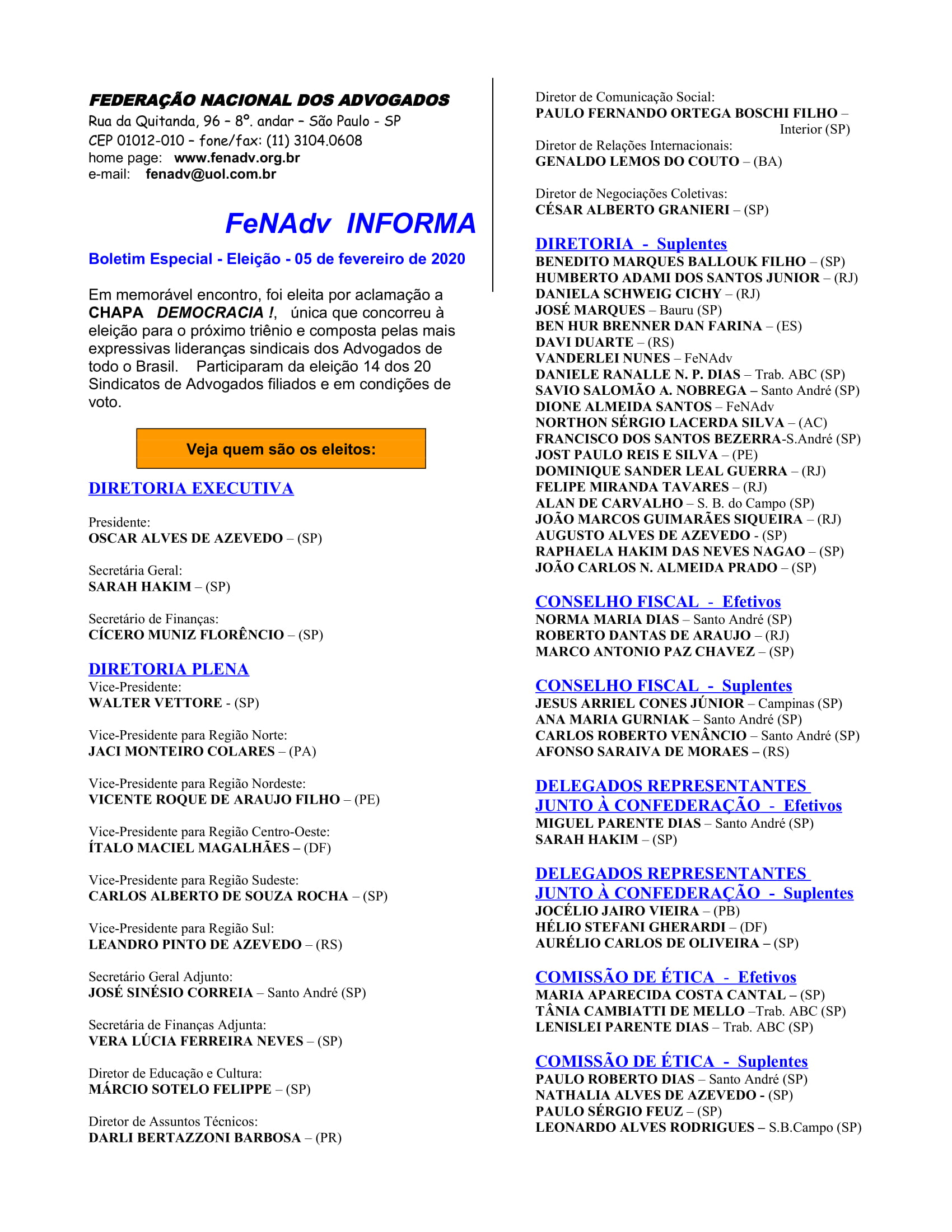 FeNAdv Informa